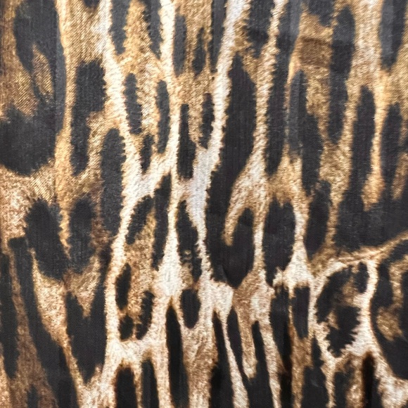 💥2/$15 Jones New York black brown leopard print long sleeve button down top 18W - Picture 2 of 8